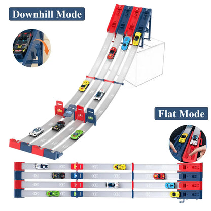 Competitive Racing Track Toy Vehicle with Alloy Car Kids Play Game for AliExpress