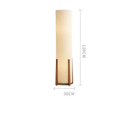 Chinese Fabric Floor Lamp – Zen-Inspired Wooden Lighting Homelover Light Store