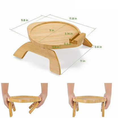 Home Sofa Arm Tray Couch Arm Clip Table Portable Couch Cup Holder Portable Snacks Drinks Remote Control Coffee Sofa Armrest Tray Kitchen Life Store Store