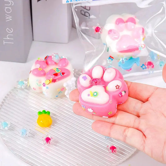 Cartoon Cat Paw Squishy Squeeze Toy Soft Mochi Toys Cute Slow Rebound AliExpress
