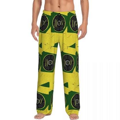 Custom T-Twentys One P-Pilots Rock Logo Hot Pajama Pants Men's Lounge Sleep Stretch Sleepwear Bottoms with Pockets