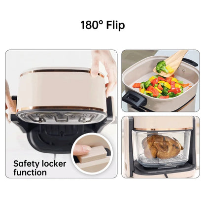 Oem Wholesale Home Transparent air Grill Fryer 3 in 1 Electric Hot Digital air Fryer
