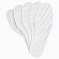 10 pares de plantillas de zapatos desechables transpirables para mujer y hombre, absorbentes, desodorantes, cómodas, para pies descalzos