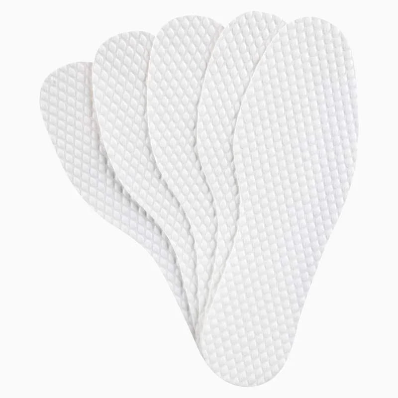 10 Pairs Breathable Disposable Shoe Insoles For Women Men Summer Absorbent Deodorant Barefoot Comfortable Footwear Shoe Pads