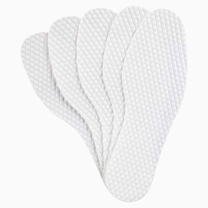 10 Pairs Breathable Disposable Shoe Insoles For Women Men Summer Absorbent Deodorant Barefoot Comfortable Footwear Shoe Pads