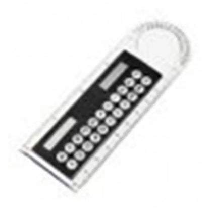 Solar Ruler Calculator with Magnifier Transparent Pocket Mini Calculator Stationery Math Toys School Electronics Calculator Shop1100073022 Store