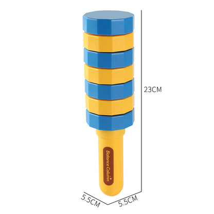 BalanceBuddy™ Wooden Stacking Challenge