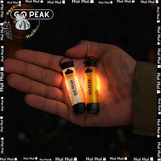 Gopeak Pocket Mini Flashlight Outdoor Key Clip Cap Ambient Led Long Endurance Disaster Relief Emergency 5050 Small Light
