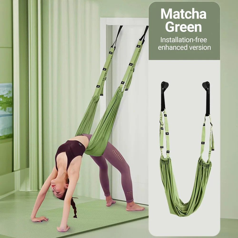 Fitness Hip Stretch Yoga Belt Inverted Rope Pull Stretch Belt Split Lower Waist Trainer Stone's Store