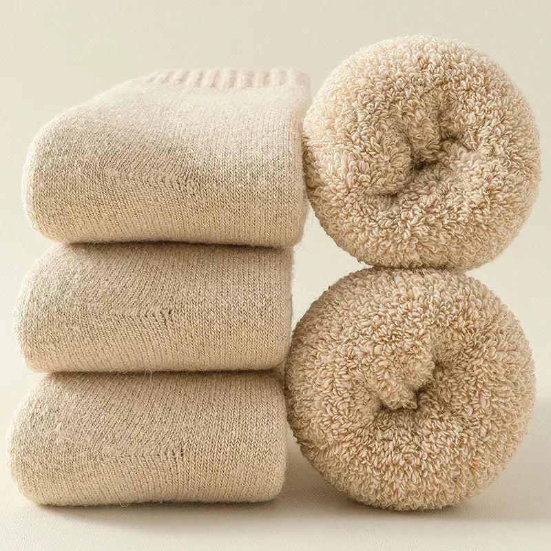CozyCloud™ Fleece Wool Socks – Ultimate Winter Warmth