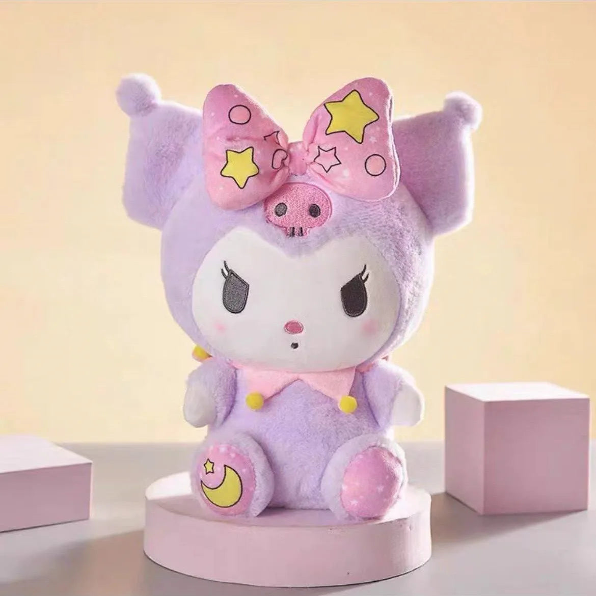Kawaii Sanrio 25CM Plush Dolls Kuromi Hello Kitty Melody Cinnamoroll Plush Soft Stuffed Animals Dolls Plushie Pillow Xmas Gifts Shop1103724989 Store