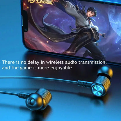 Bluetooth Wireless Magnetic Neckband Earphones – HiFi Sport TWS Headset with Mic Stone's Store