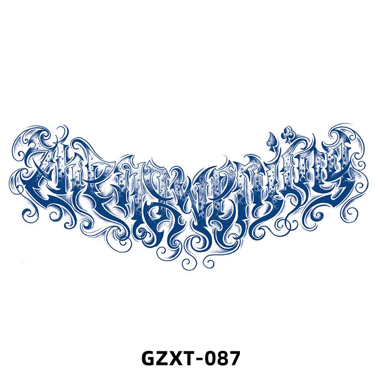 New Wholesale Juice Chest Stickers Tattoo Herbal Semi-permanent Back Tatoo Wings Tattoo Stickpaper WAM-girl Store Store