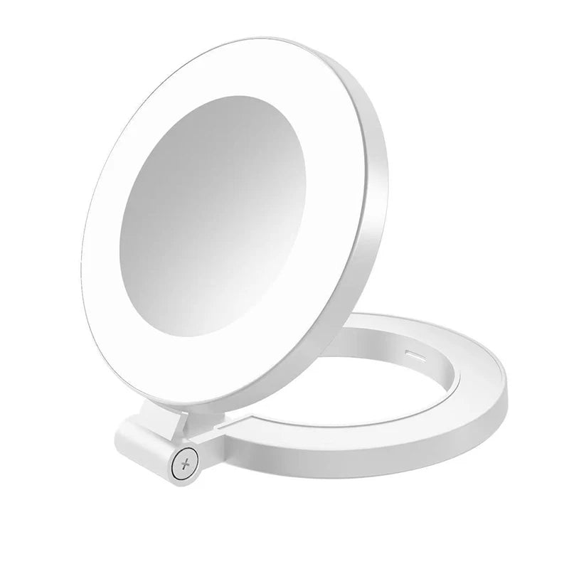 Espejo con luz para teléfono móvil Luz led para selfie Luz de vídeo portátil recargable luz led de relleno