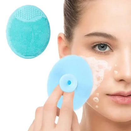 3PC Soft Silicone Face Brush Cleanser and Massager Manual Facial