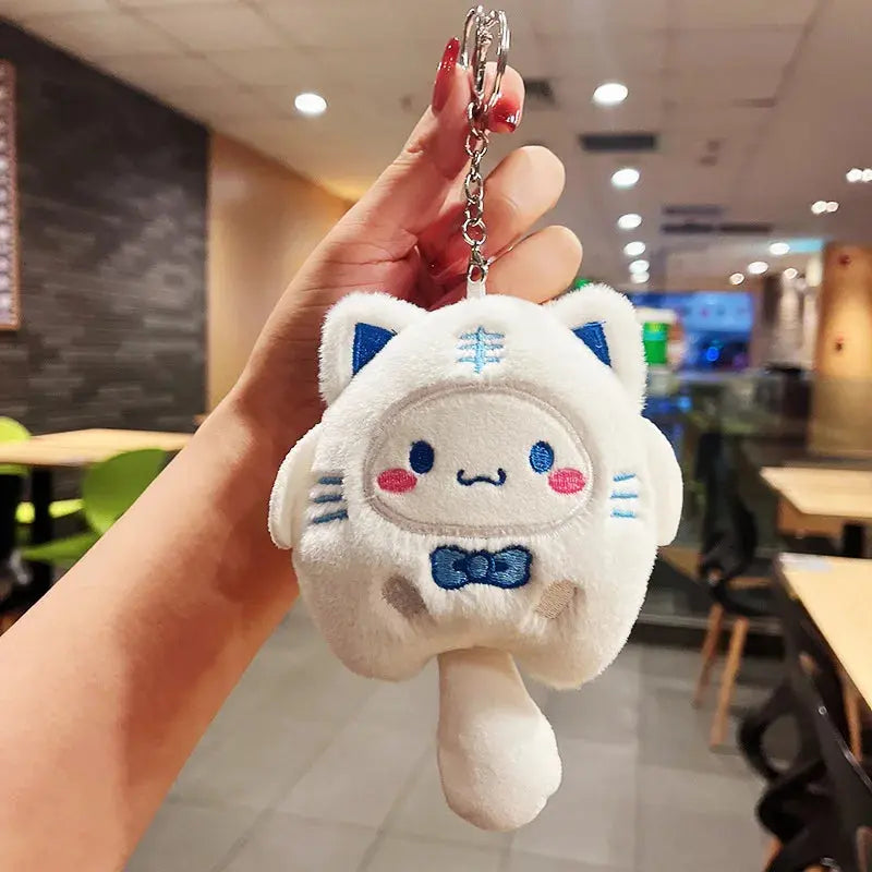 Sanrio Plush Keychain | Little Tiger with Furry Tail Series JJB Kawaii Anime Toy Store