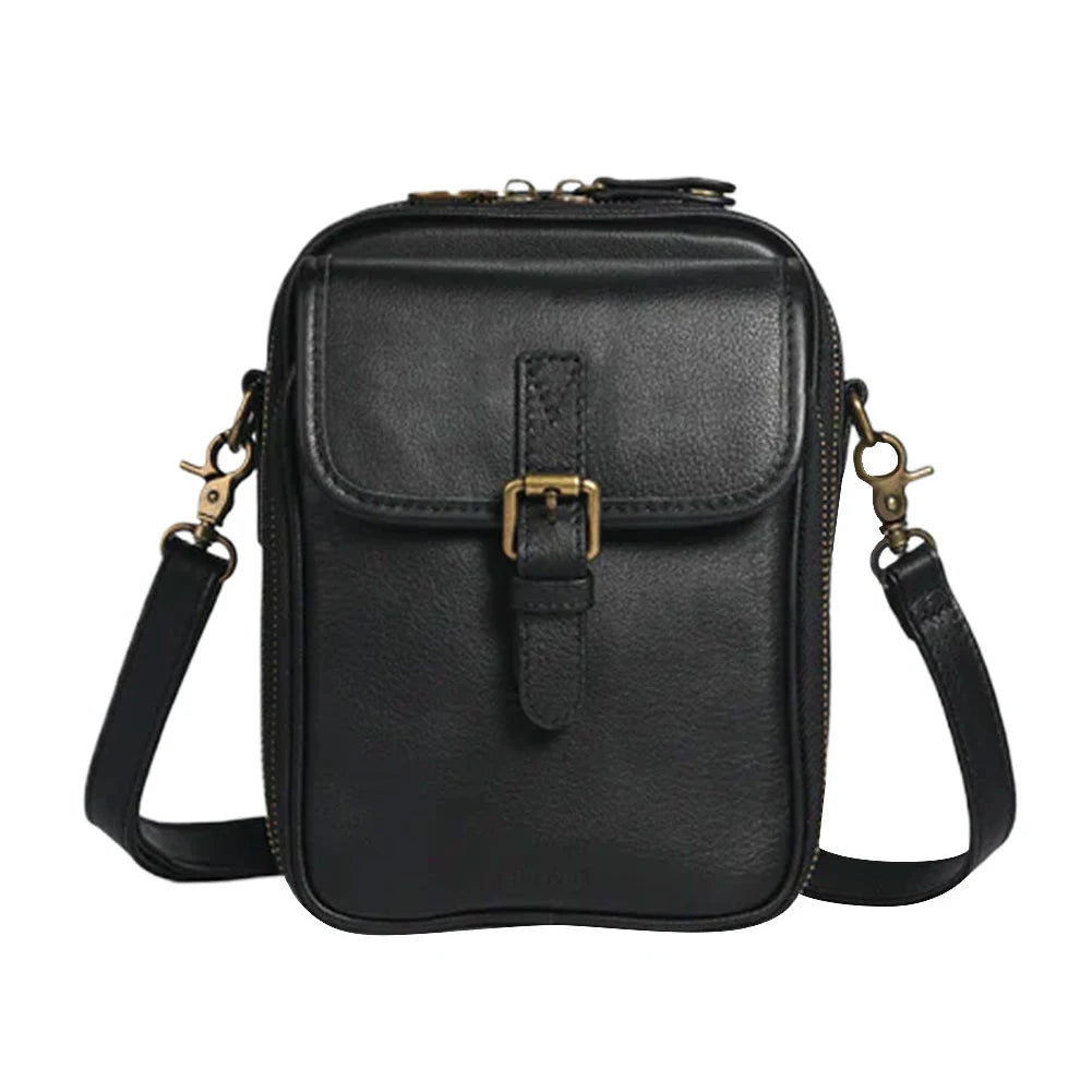 EverydayElite™ Crossbody Bag 🤎 — Timeless Leather, Smart Storage