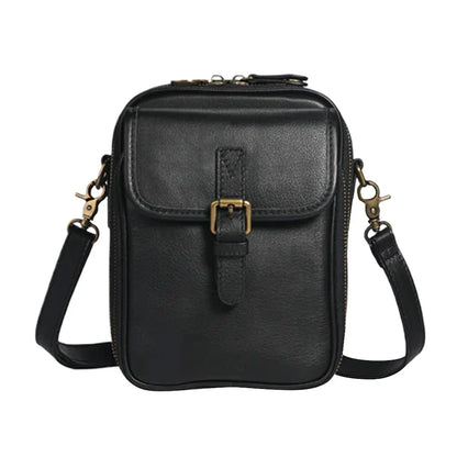 EverydayElite™ Crossbody Bag 🤎 — Timeless Leather, Smart Storage