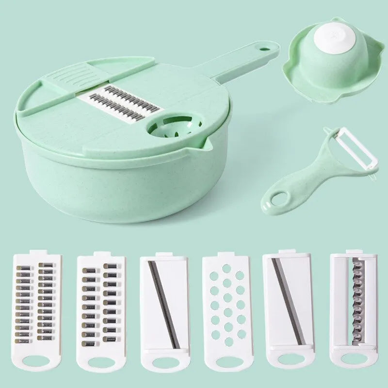 1pc Green/Blue/Pink Manually Cut Shred Grater Salad Vegetable Chopper Carrots Potatoes For Kitchen Convenience Vegetable Tools Shop1103816097 Store