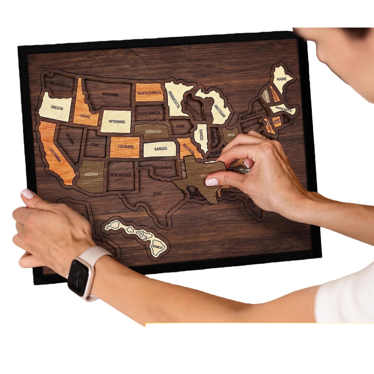 MapQuest™ USA Puzzle 🗺️✨ — Build Your Travel Memories