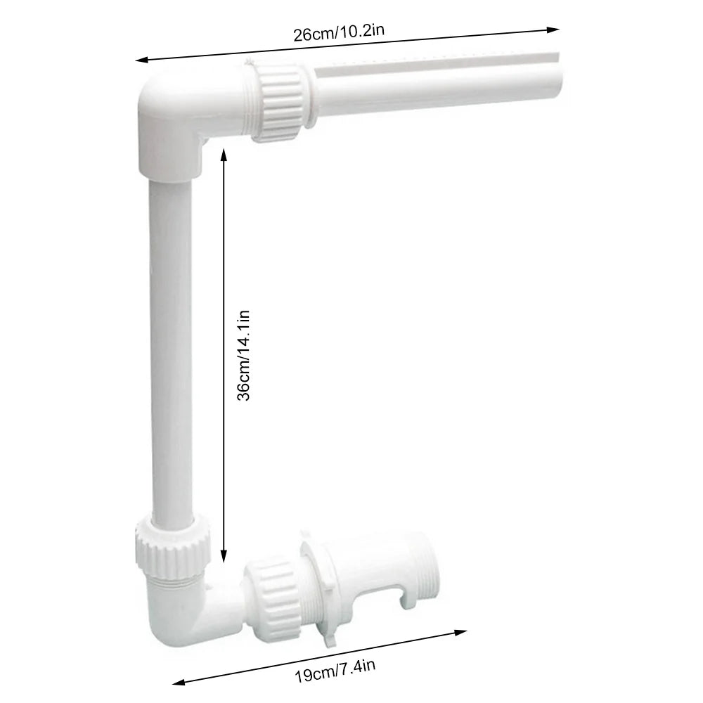 Kit de fuente de cascada para piscina de PVC, característica de pulverización de agua, decoraciones para piscinas y spas, fácil instalación, accesorios para piscinas