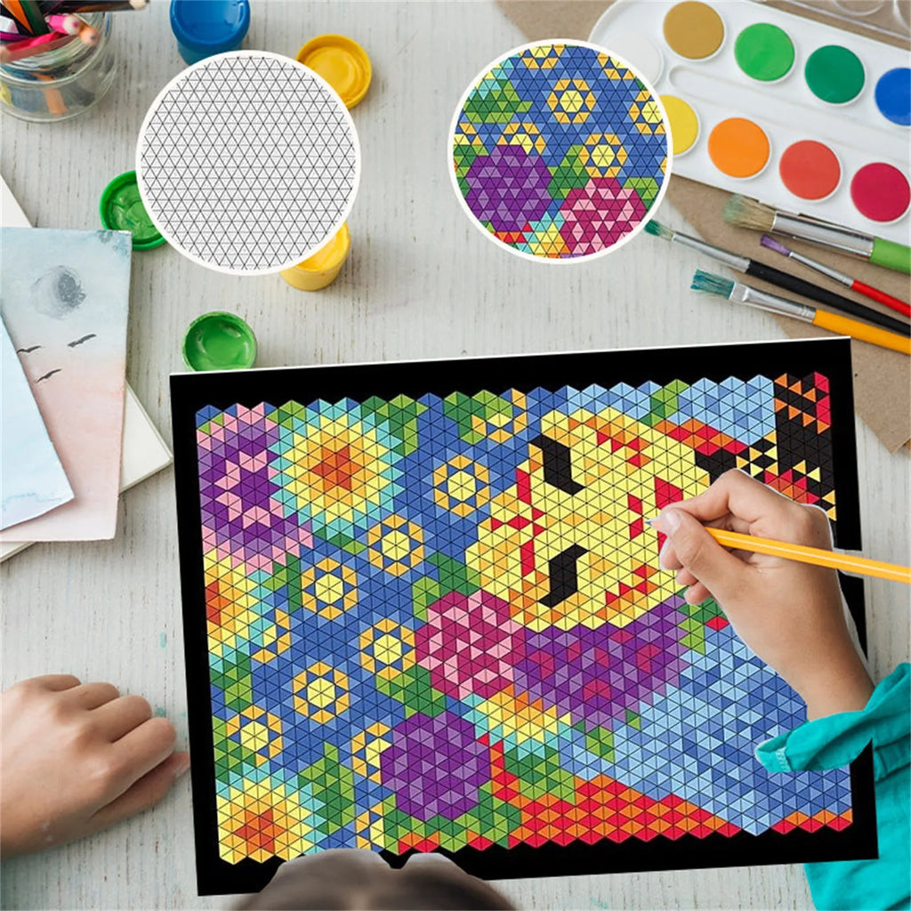 100 páginas para colorear antiestrés: ¡Colorea por números para adultos y niños!