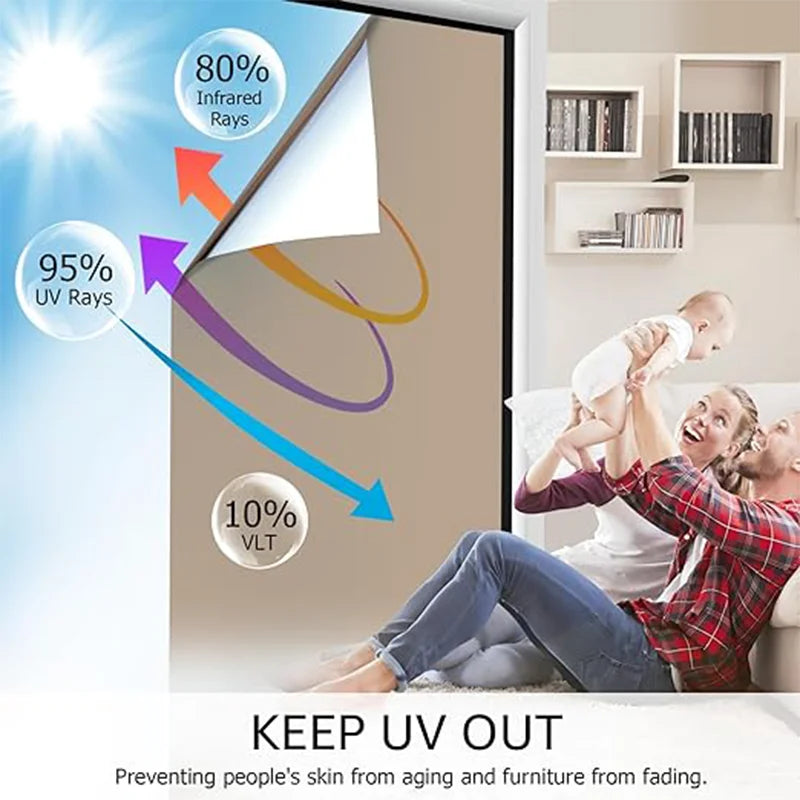 Shield & Shade: One-Way Privacy Window Film