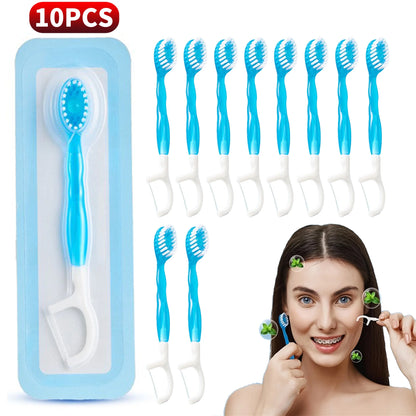 FreshFix 5-in-1 – Brush, Floss & Scrape Anywhere!