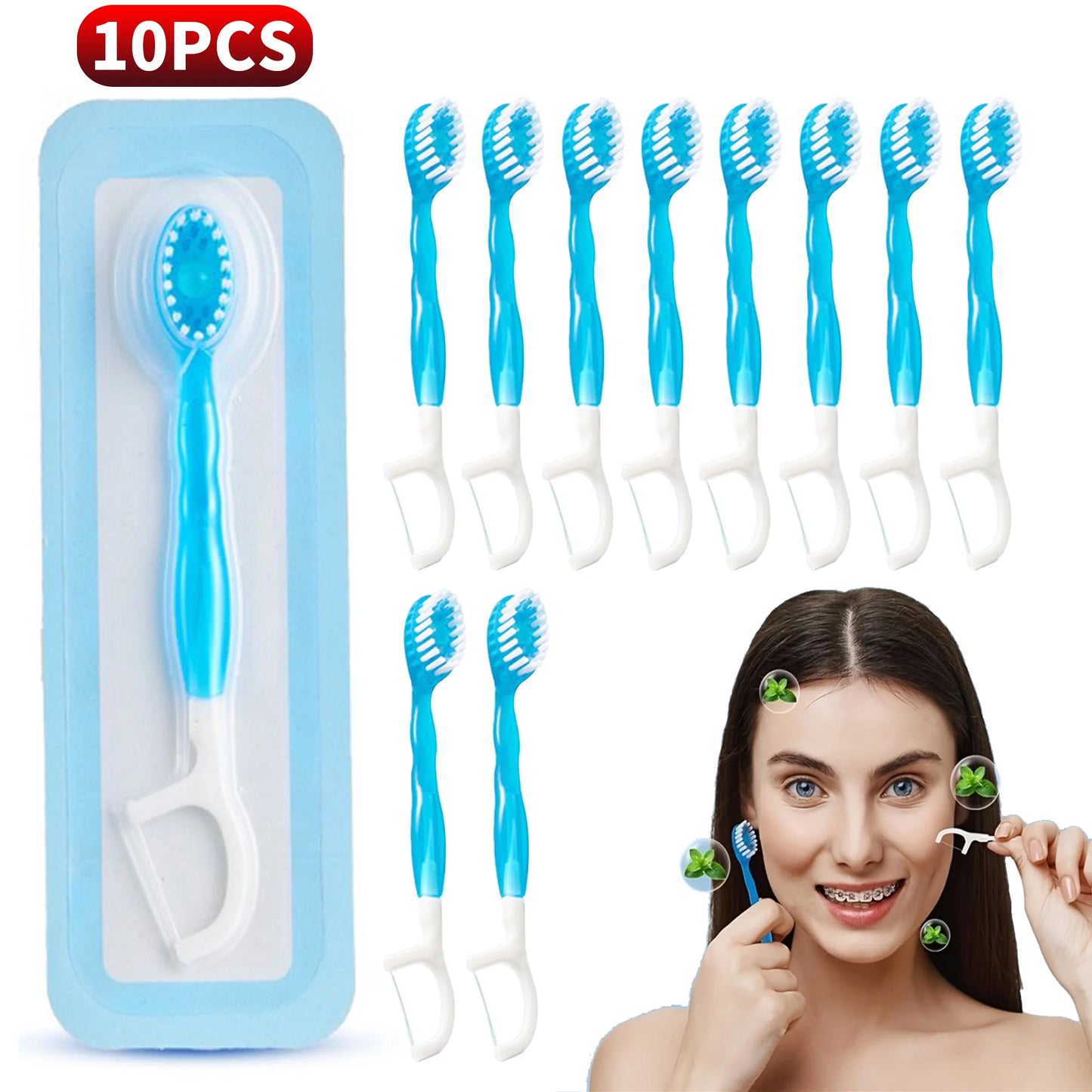 FreshFix 5-in-1 – Brush, Floss & Scrape Anywhere!