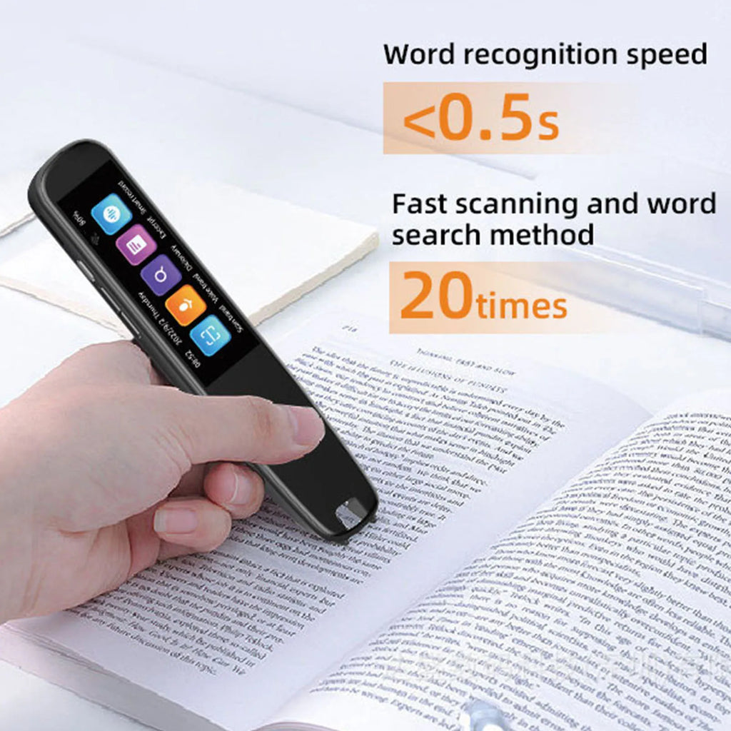 S7 Lápiz traductor con escaneo de 2.99 pulgadas, WiFi inteligente, HD de 2 MP, dispositivo traductor de 131 idiomas, bolígrafo diccionario para estudiantes de idiomas