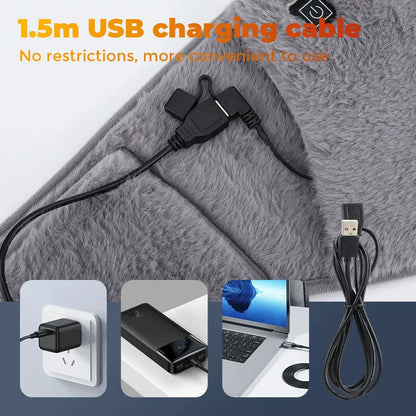 3 Levels Electric Graphene Heating Pad Cold-Proof Uterine Belt Cold-Proof Hand Waist Warming Pad USB Recharging Abdominal Warmer Healthing Store
