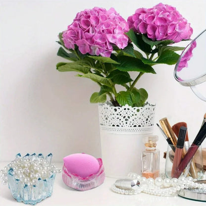 3 Shape Resin Candle Mold Silicone Tealight Holder Flower Lotus Casting Mold for DIY Jewelry Box Trinket Container Crafts