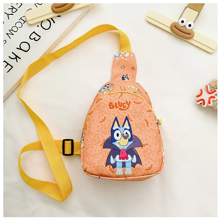 Bluey Kids Mini Crossbody Bag – Lightweight Cartoon Shoulder Bag