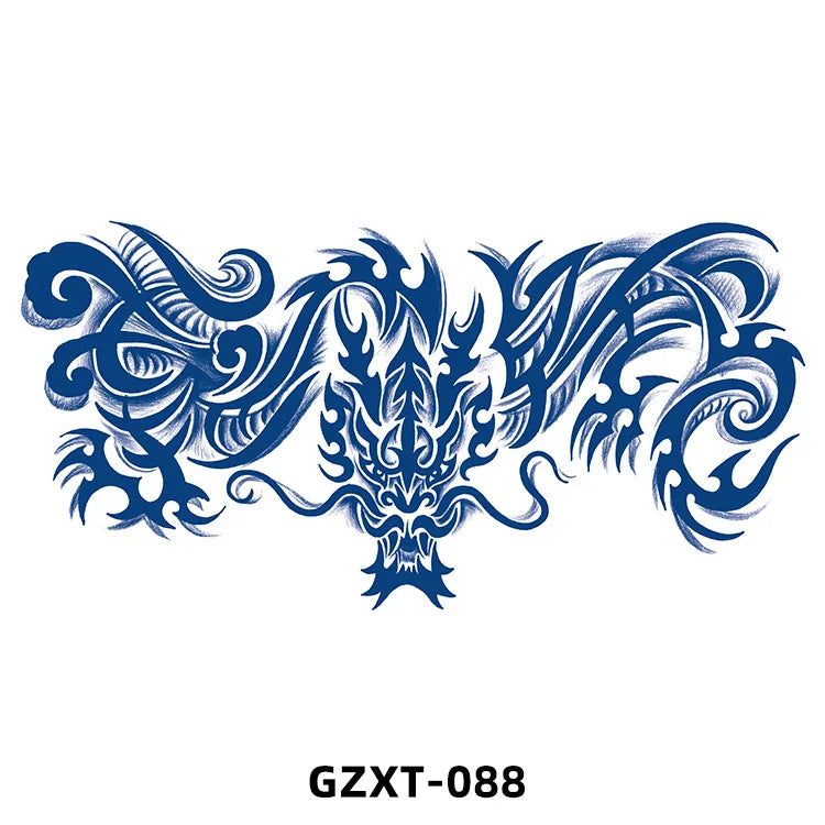 New Wholesale Juice Chest Stickers Tattoo Herbal Semi-permanent Back Tatoo Wings Tattoo Stickpaper WAM-girl Store Store