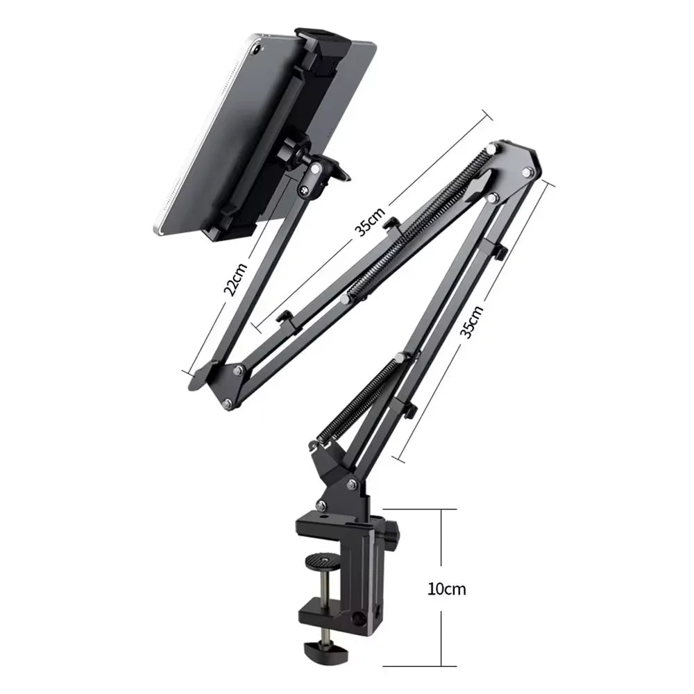 Universal Tablet Stand Clip Lazy Bracket Flexible Articulating