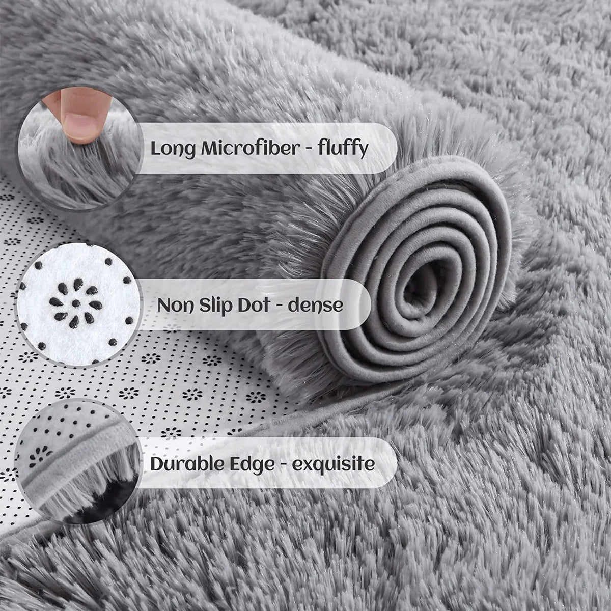 Soft Area Rugs Bedroom Carpet Fluffy Non-slip Tie-Dyed Fuzzy Shag Plush Soft Shaggy Bedside Rug Living Room Carpet Shop1103833493 Store