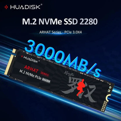 HUADISK M.2 NVMe PCIe SSD 128GB 256GB 512GB Hard Disk M2 NVMe 2280 1TB 2TB Internal Solid State Drive For Laptop Desktop SSD storage Store