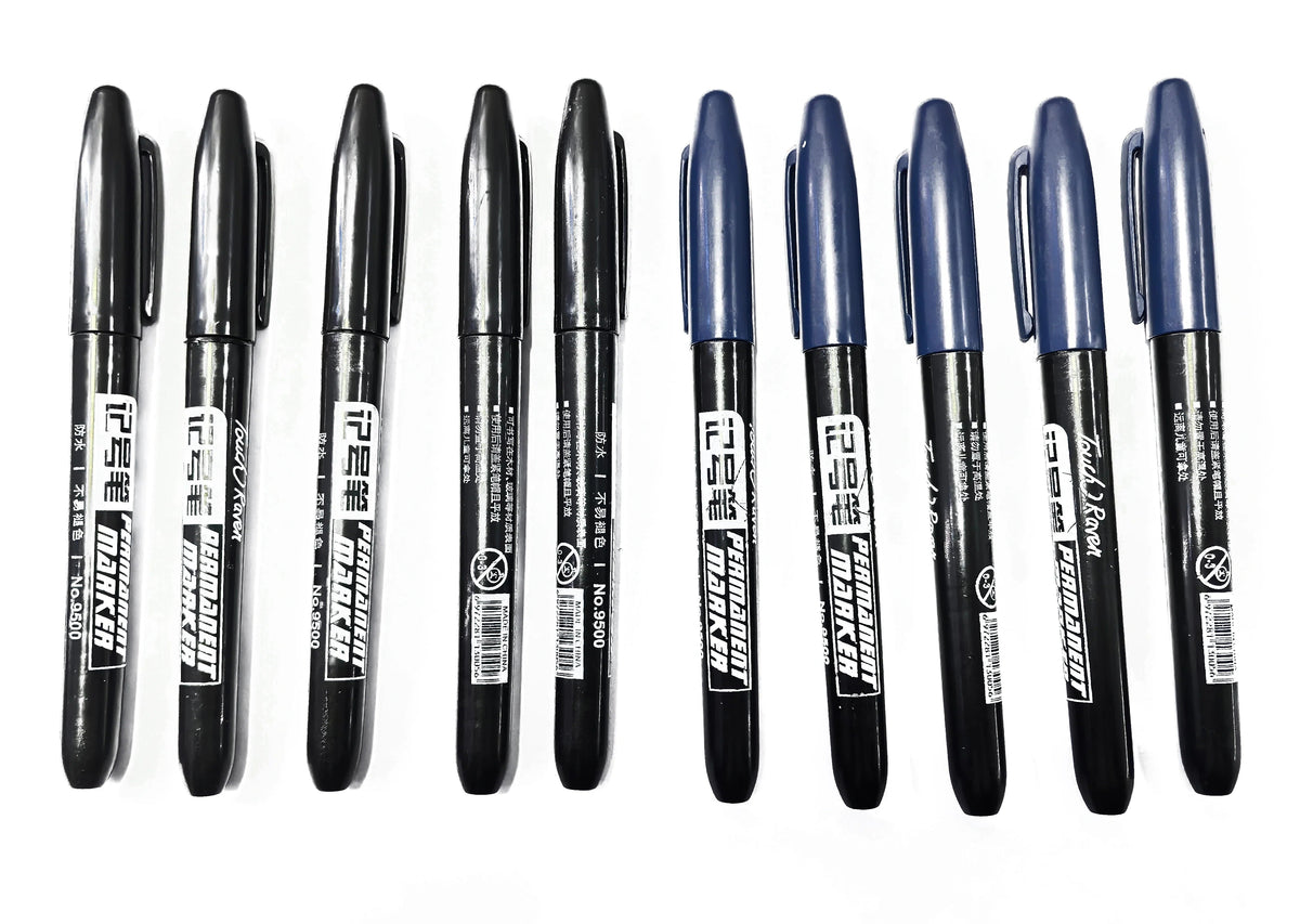 Permanent Marker Pen Manga Drawing Markers Black Blue Red Waterproof Ink Sketch Pens Stationery Art School Supplies Tiptop Co., LTD.