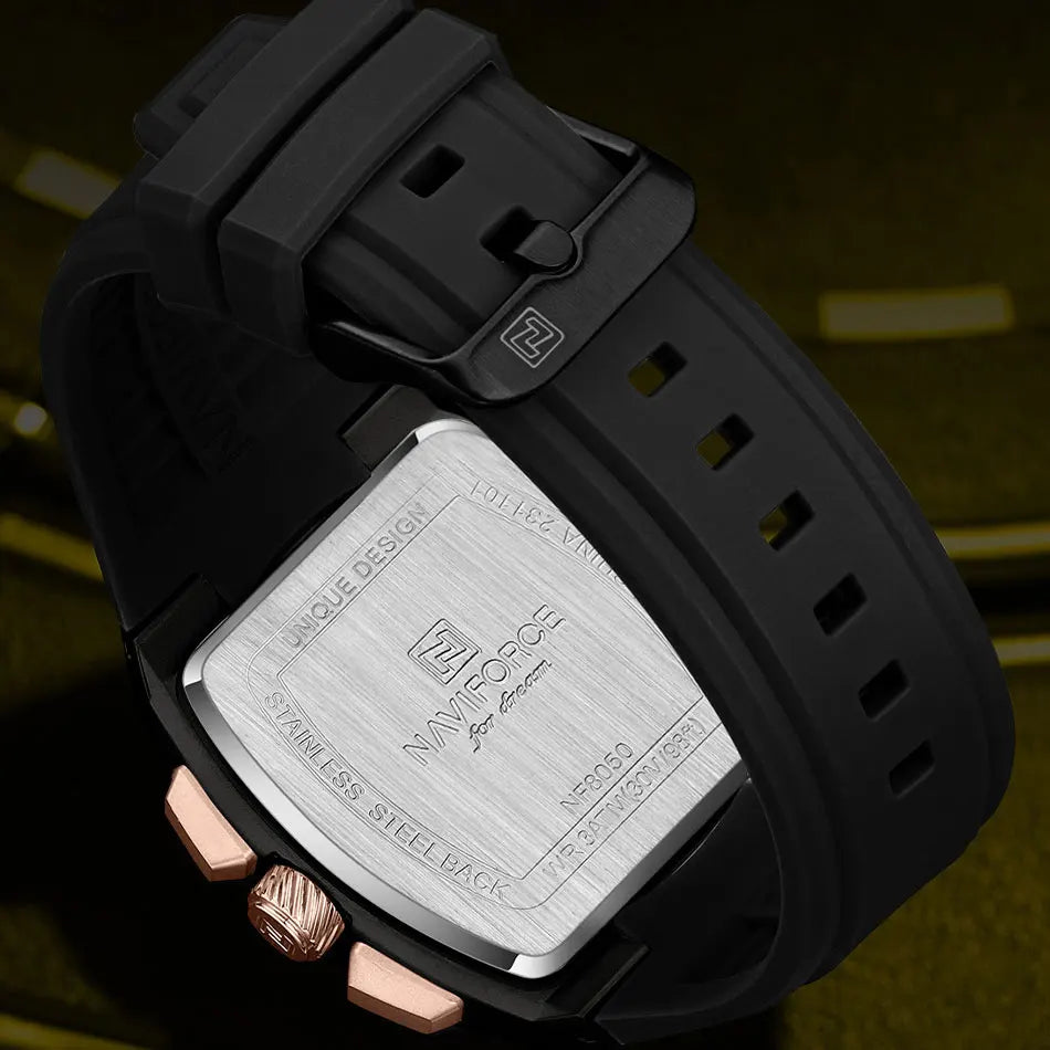 NAVIFORCE New Men's Multifunctional Sports Watch Top Best Watches Store