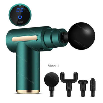 Mini Muscle Massage Gun Protable Body Massager Deep Handheld