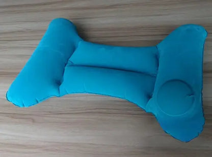 Inflatable Travel Pillow Back Lumbar Support Air Cushion Neck Waist