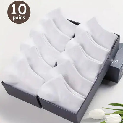 10/20/30/40/50 Pairs Of Breathable Deodorant Men's Low Cut Ankle Socks AliExpress