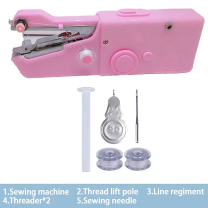 Portable Sewing Machine Manual Domestic Sewing Machine Presser Foot Handheld Rope-free Electric Quick Build DIY Apparel Supplies Shop1102636667 Store