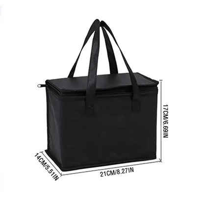 Portable Food Delivery Bag Lunch Cooler Bag Folding Insulation Picnic