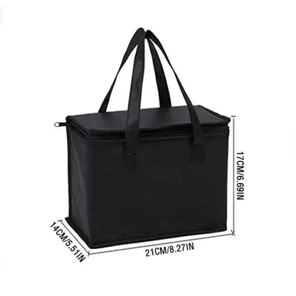 Portable Food Delivery Bag Lunch Cooler Bag Folding Insulation Picnic