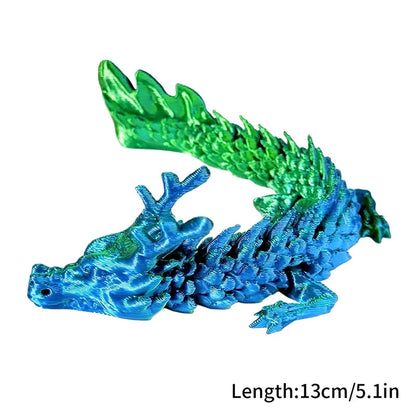 FlexiCrystal Dragon: 3D-Printed Magic in Motion Creatinglife Store