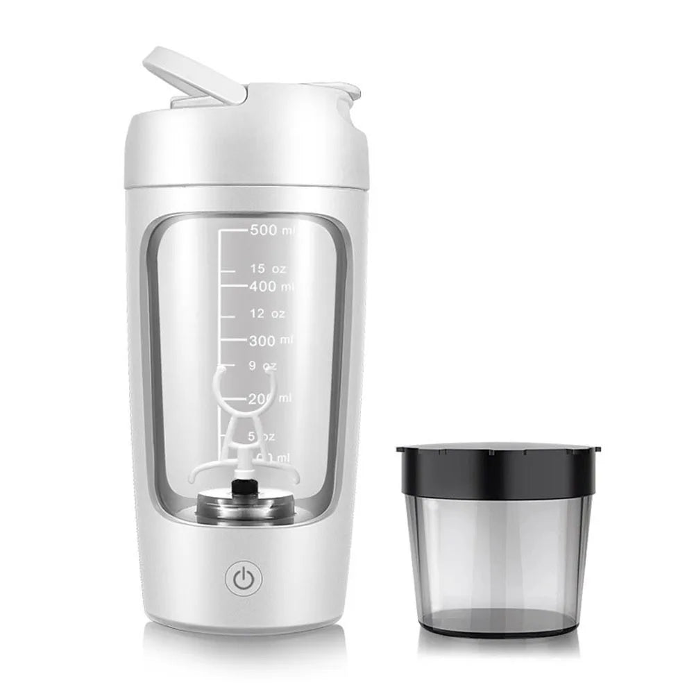 Electric Protein Shaker Bottle Portable 1200mAh Rechargeable Blender Cup Automatic Self Stirring Mug 650ml Mixing Cups for Fitne Ecigsaler Store
