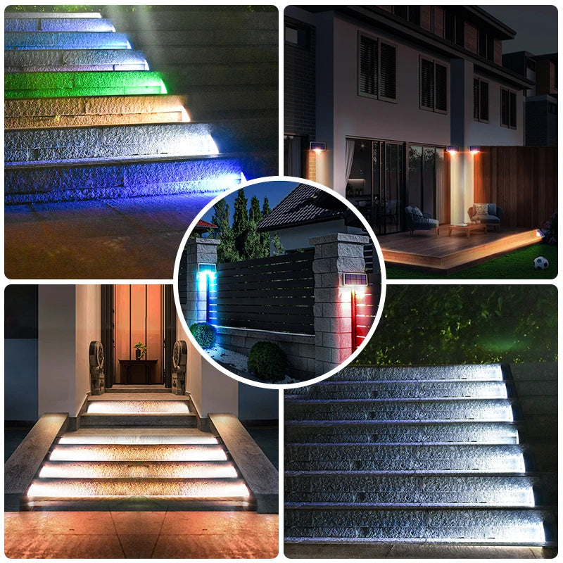 SolarGuard: Anti-Theft LED Outdoor Stair Light kiwong solar light Store