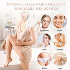 Body Epilator For Women Hair Remover Bikini Trimmer Face Hair Removal Maroon Asteria