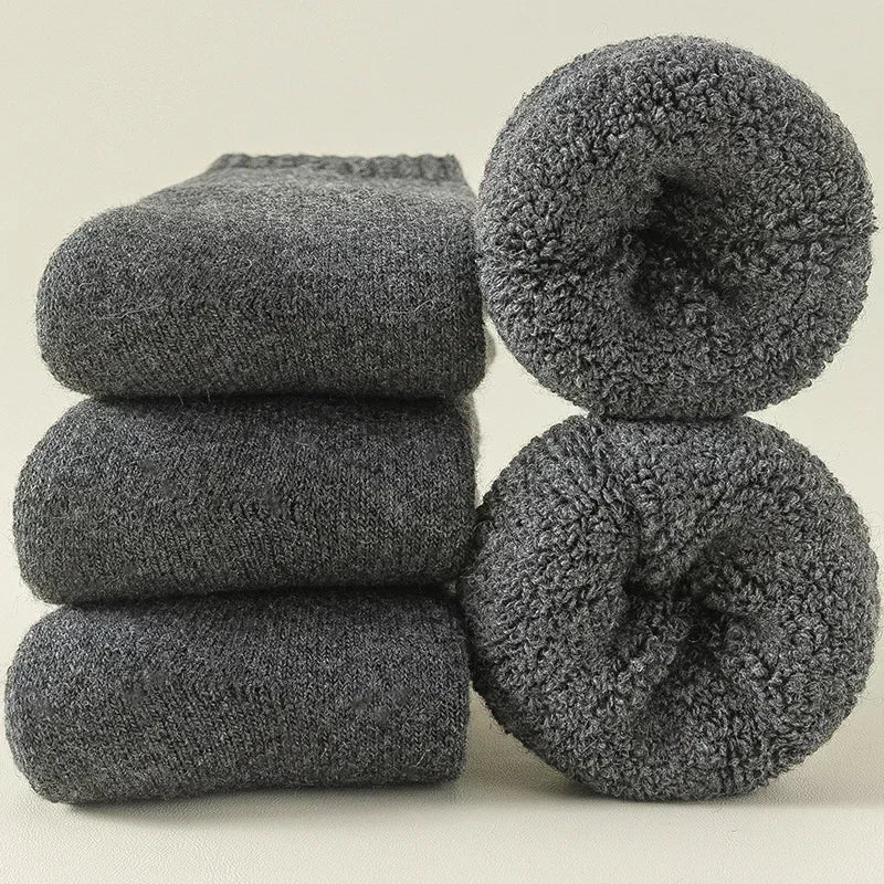 CozyCloud™ Fleece Wool Socks – Ultimate Winter Warmth